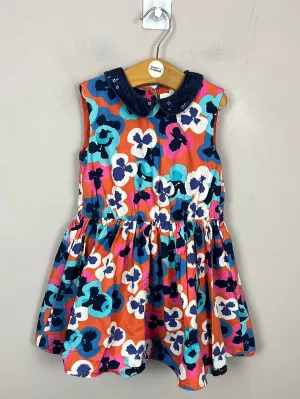 M&S pansy party dress 2-3y