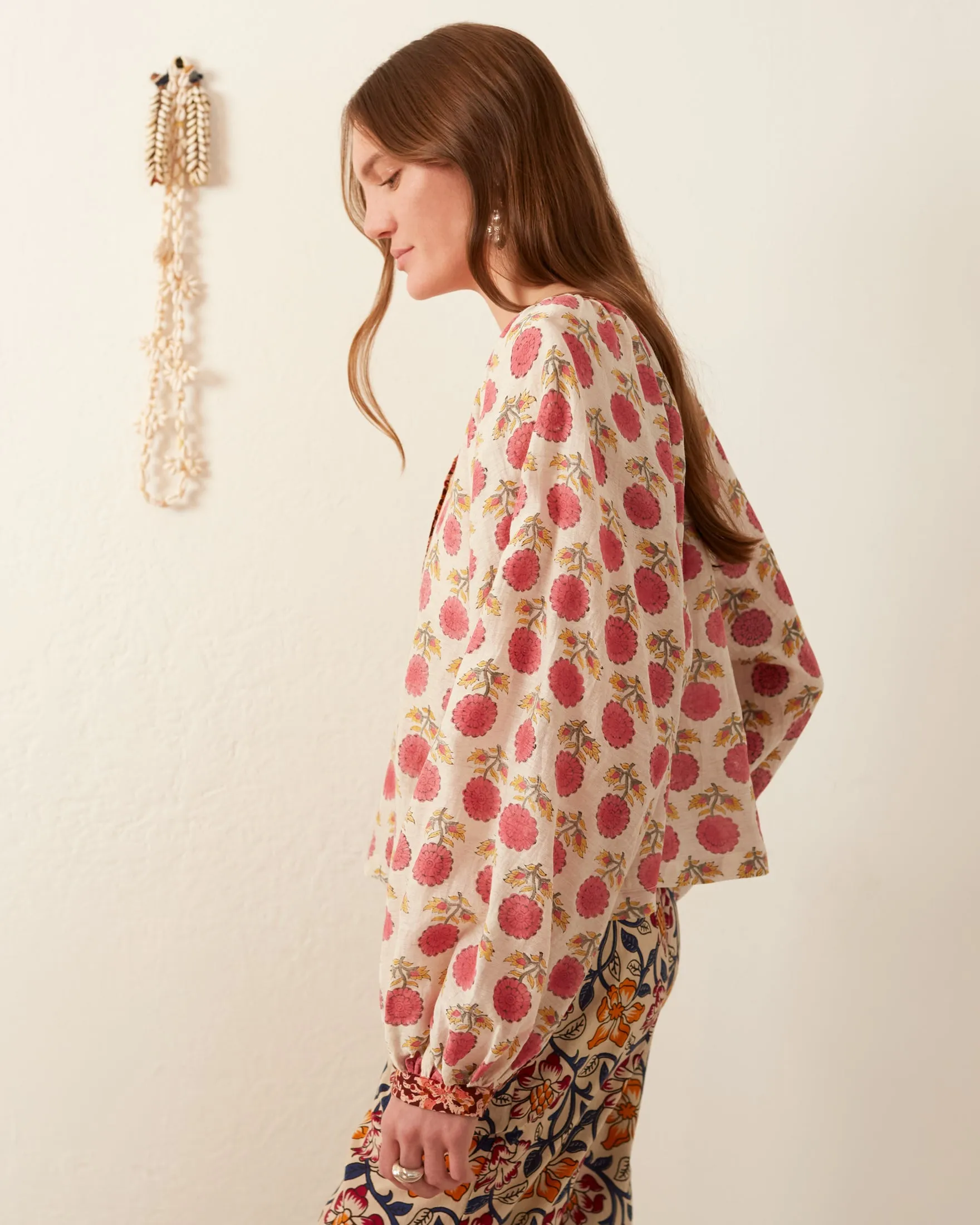 Marlowe Pomegranate Top
