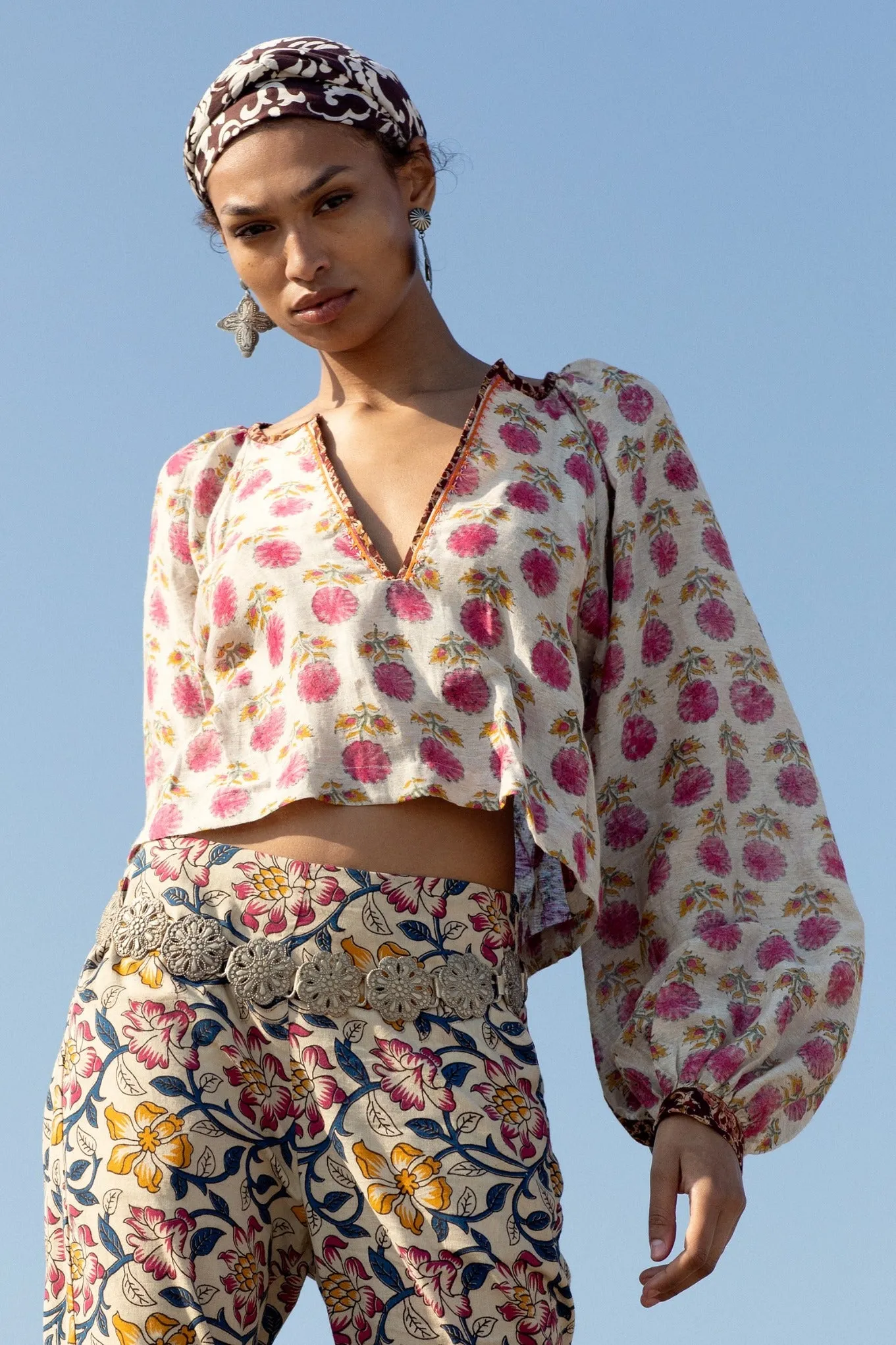 Marlowe Pomegranate Top