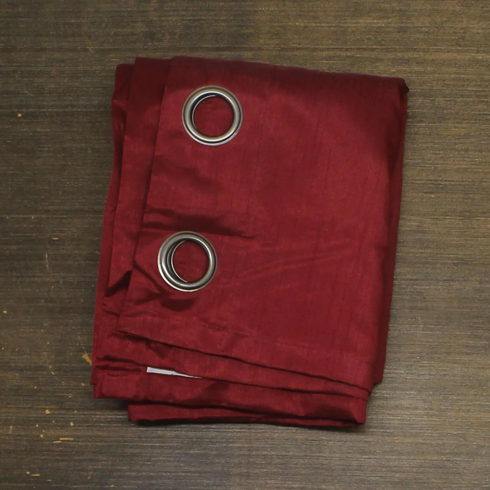 Max Blackout Mystique 100% Blackout Grommet Top Single Curtain Panel Red 50x84
