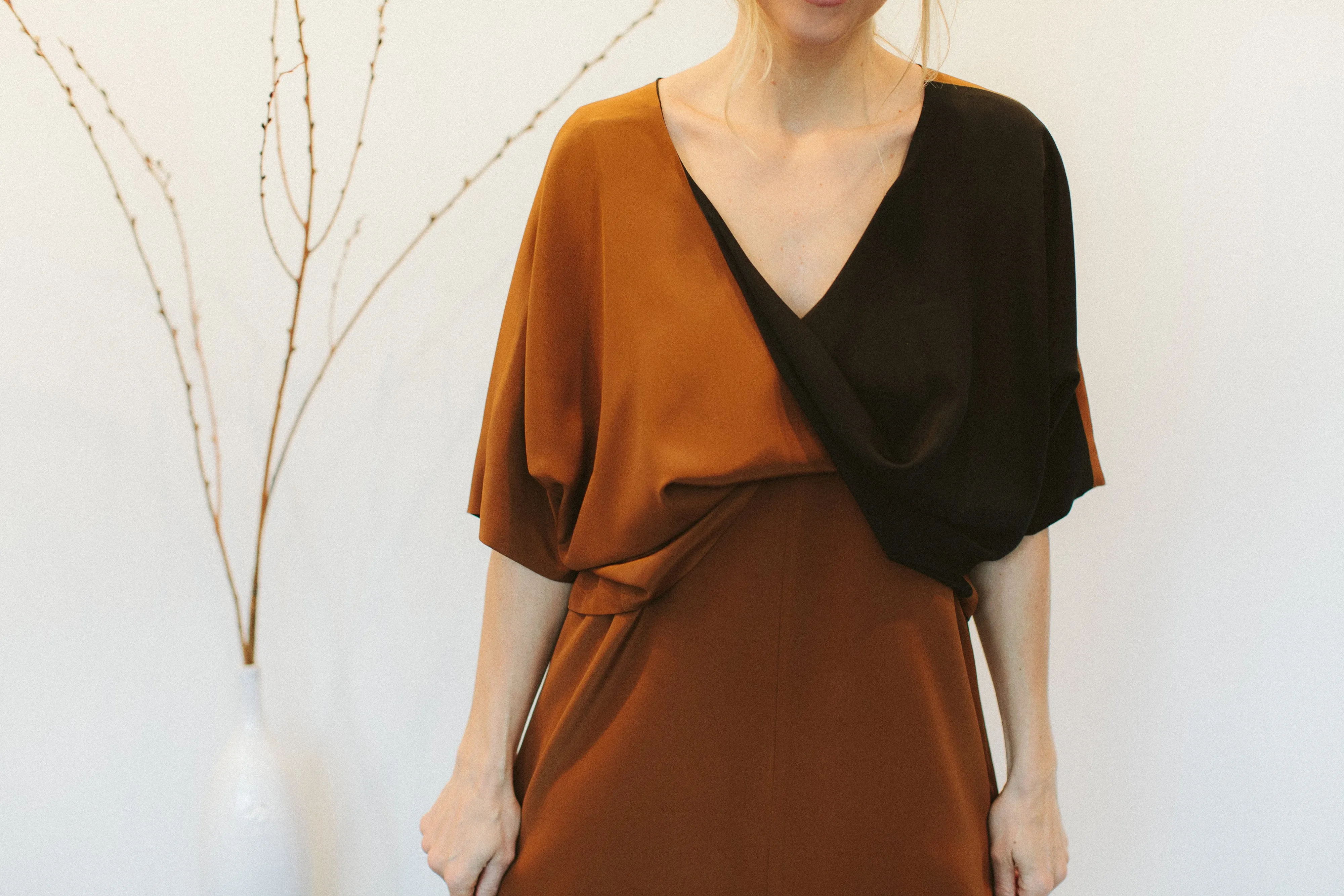 Megan Huntz Reversible Nina Twist Back Top