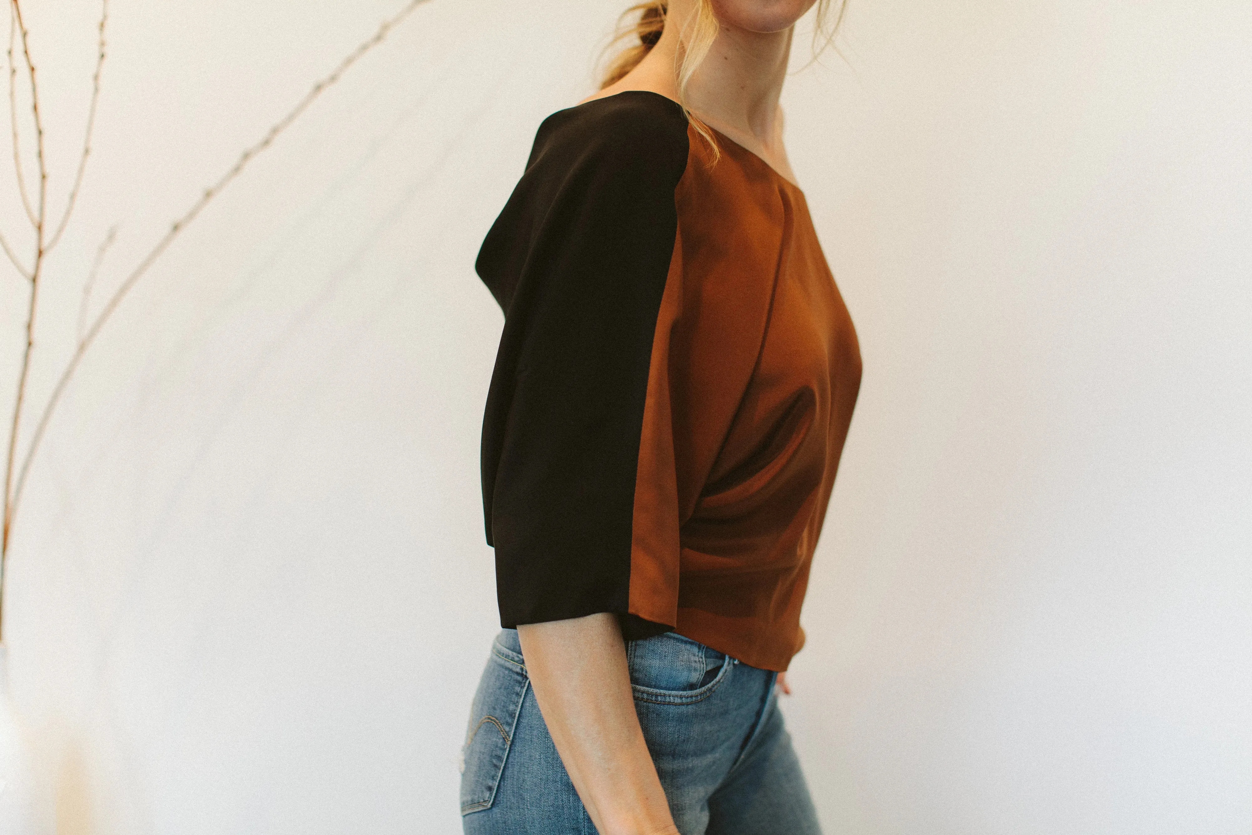 Megan Huntz Reversible Nina Twist Back Top