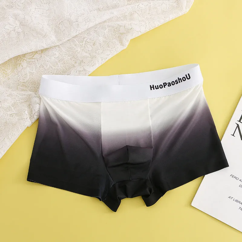 Men's gradient print seamless underwear - 1 ( Set of 03 )