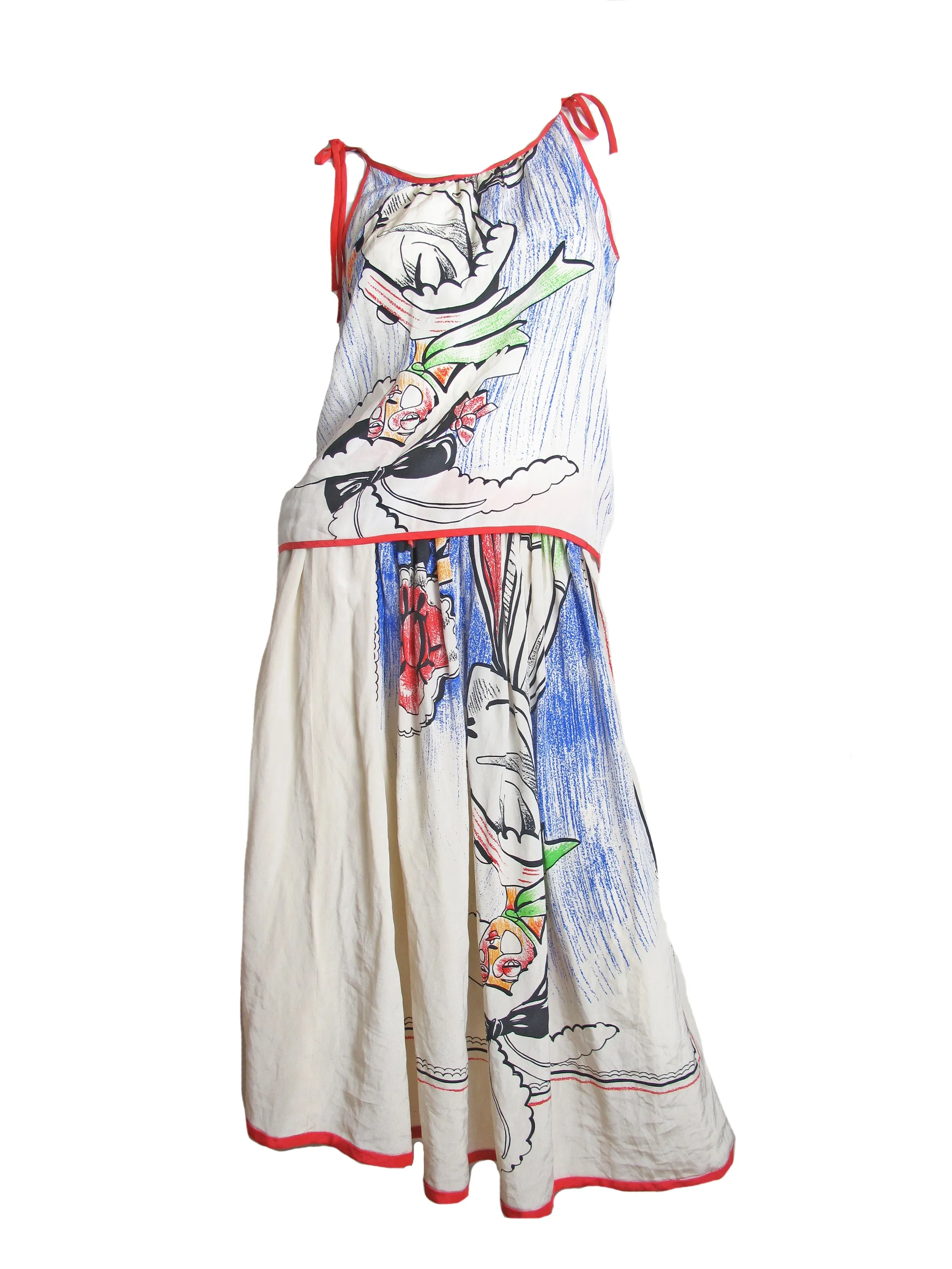 MICHAELE VOLLBRACHT Silk Top and Skirt