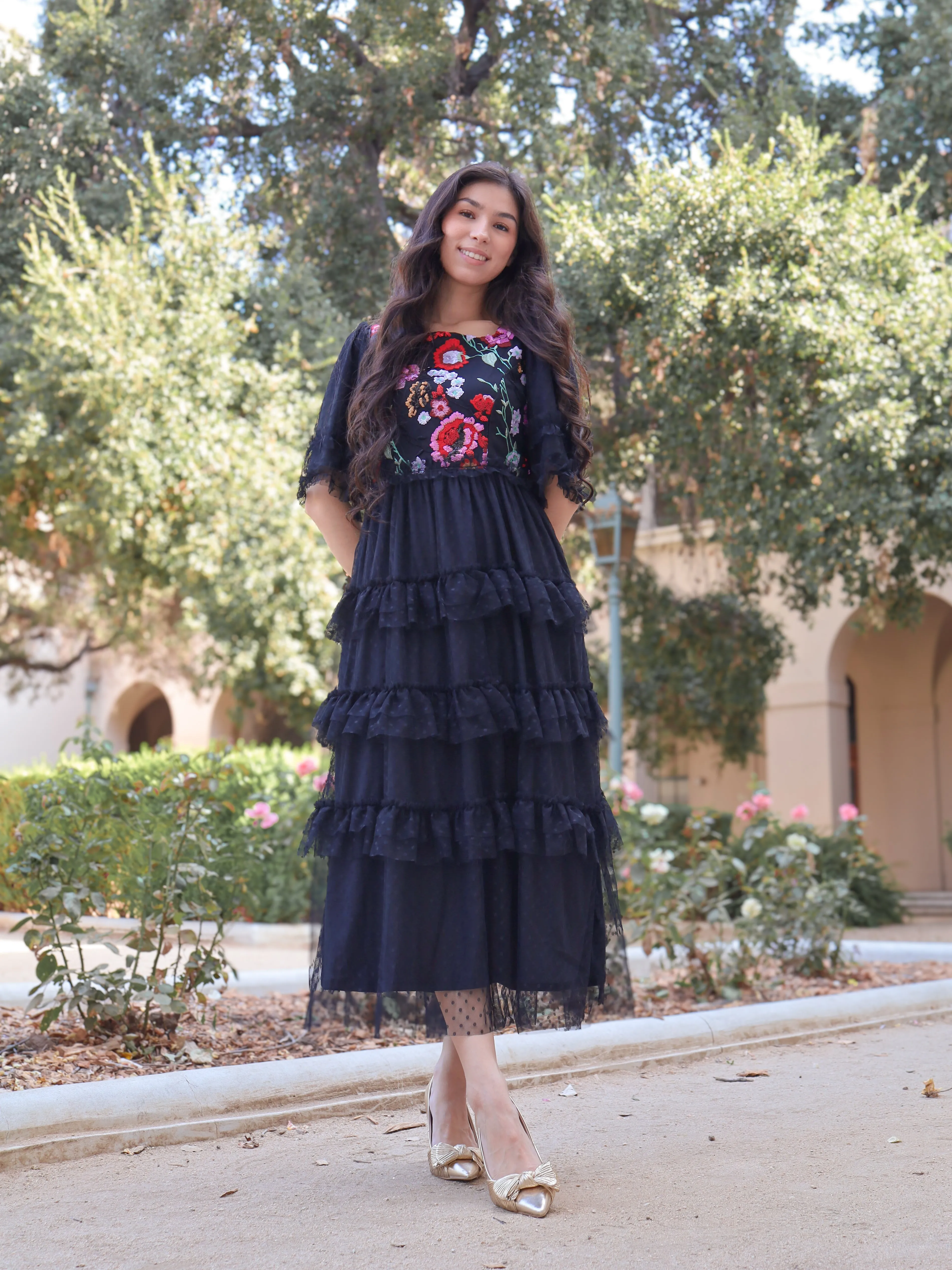 Midnight Garden Dress