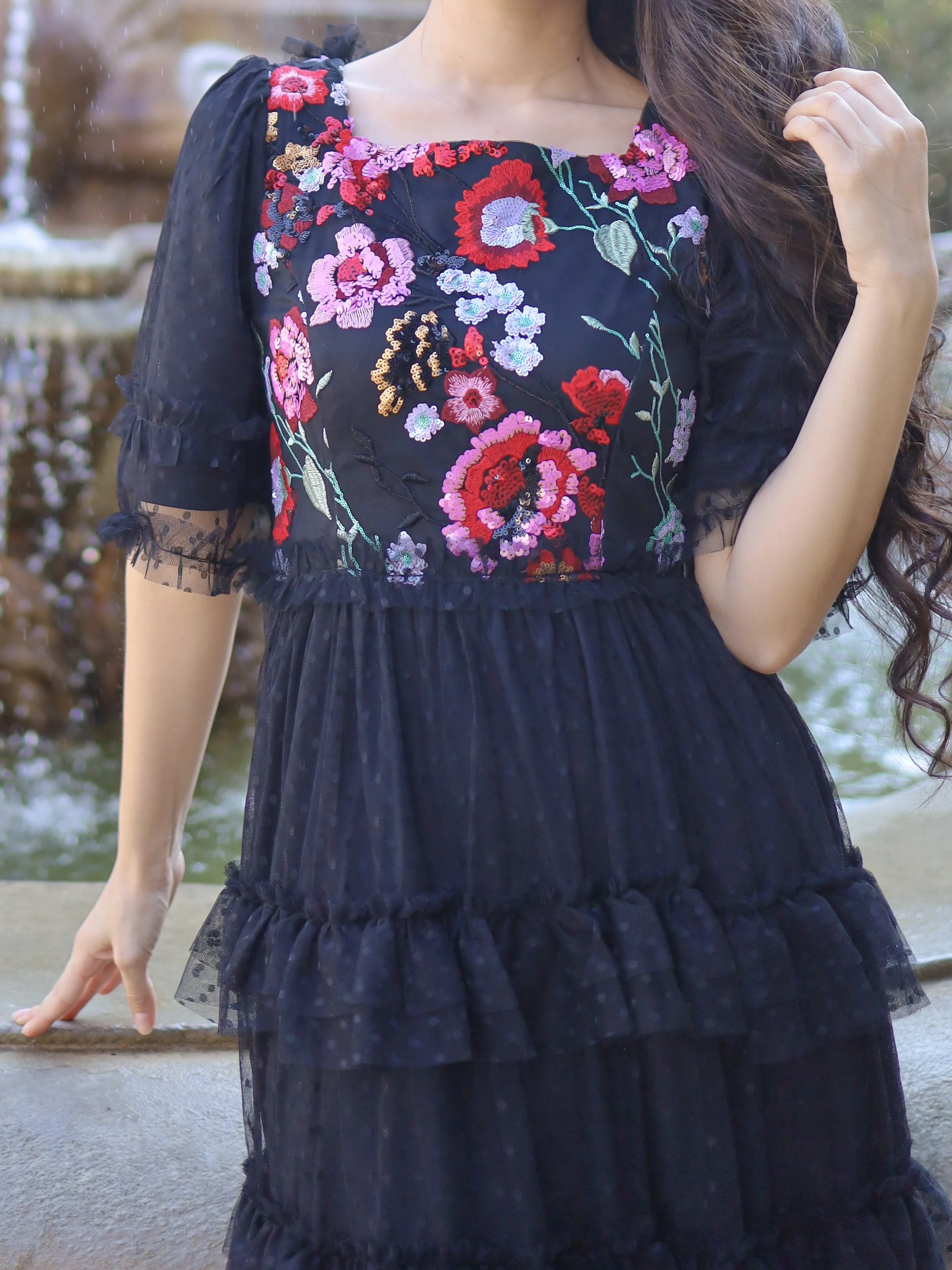 Midnight Garden Dress