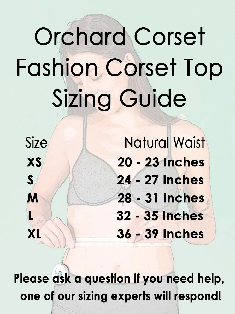 Millie Satin & Chiffon Corset Top