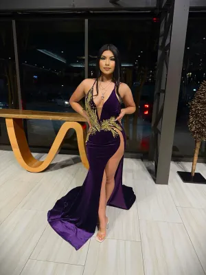 Mina Gown In Purple