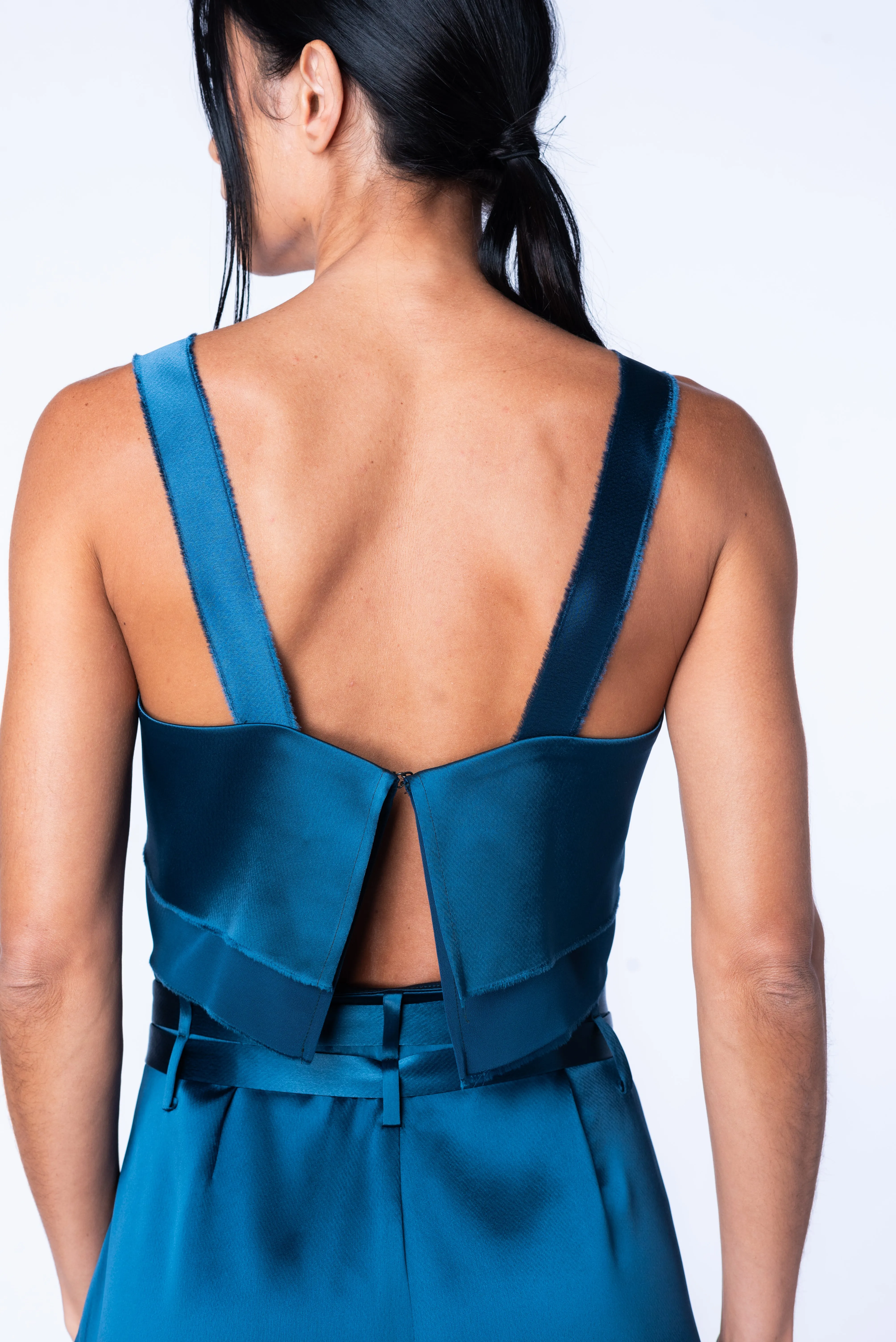 Mondrian Cropped Top