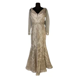 MONTAGE Long Gown Cappuccino Size 12