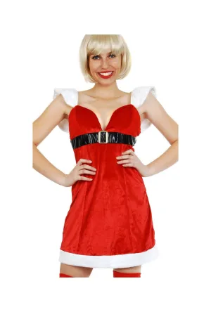 Mrs Claus Christmas Sleeveless Dress