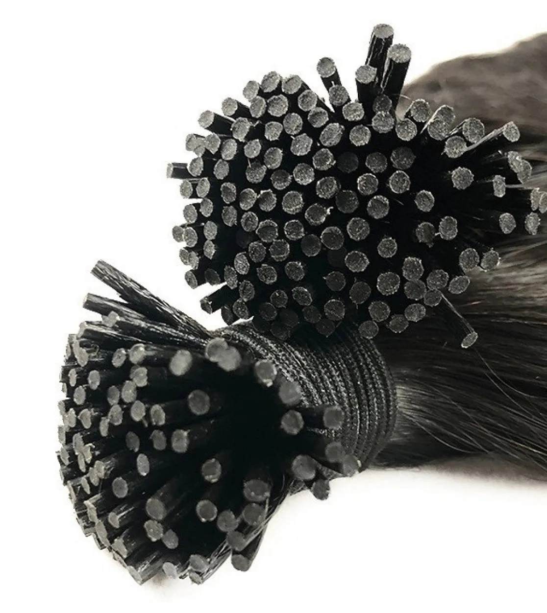 Natural Wavy I-tips Hair Extensions