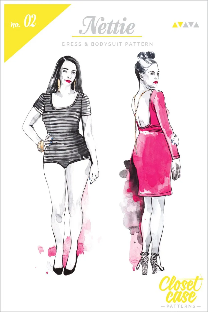 Nettie Dress & Bodysuit Pattern -- Closet Case Patterns