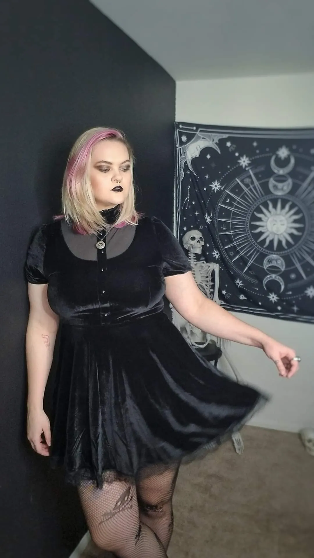 Nevermore Velvet Dress