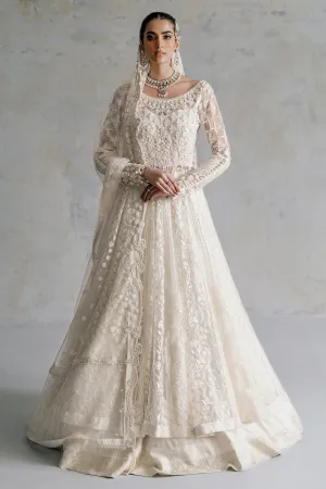 Nikkah Dress in Pishwas Frock and White Lehenga Style