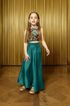 NILAH Floral Jacquard Kids Top