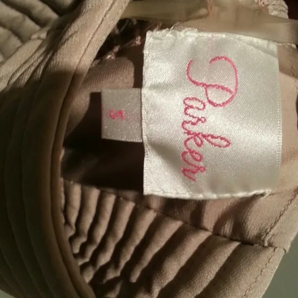 NWOT Parker strapless light pink dress