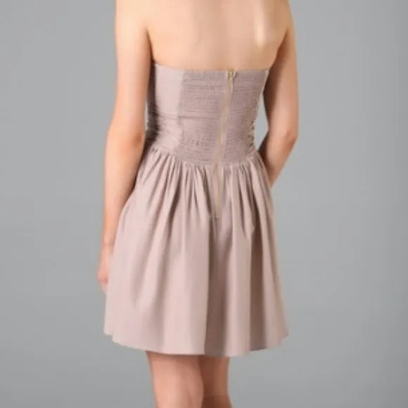 NWOT Parker strapless light pink dress