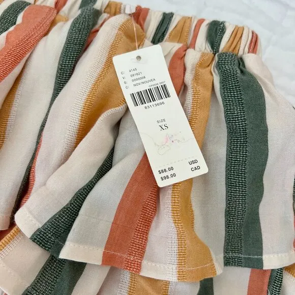NWT Anthropologie Strapless Smocked Dress