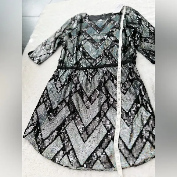 NWT- CHASER Sequin Open Back Mini Dress