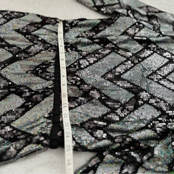 NWT- CHASER Sequin Open Back Mini Dress