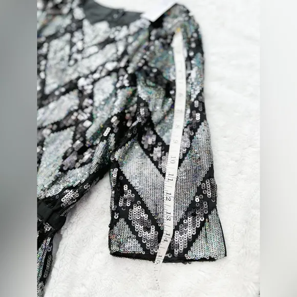 NWT- CHASER Sequin Open Back Mini Dress