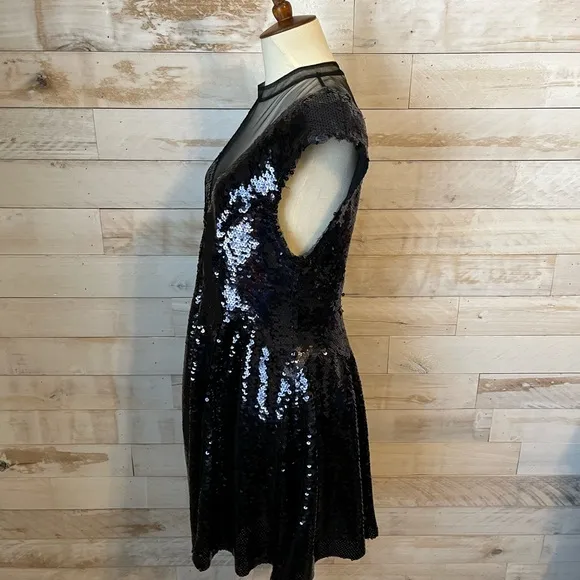NWT Free people dusk till dawn mini sequin dress size M