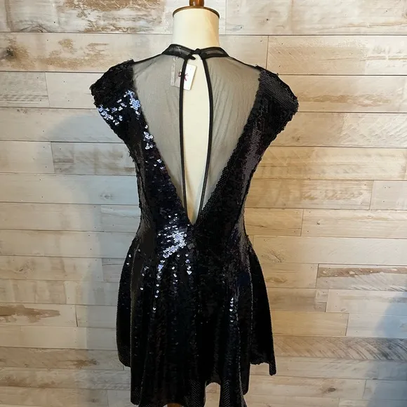 NWT Free people dusk till dawn mini sequin dress size M