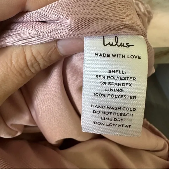 NWT Lulus Celebrate It Dusty Mauve Velvet‎ Embellished Tulip Mini Dress XS