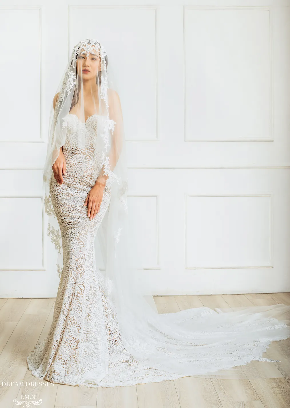 Old Hollywood Glamour Inspired Bridal Veil (#Meliza)