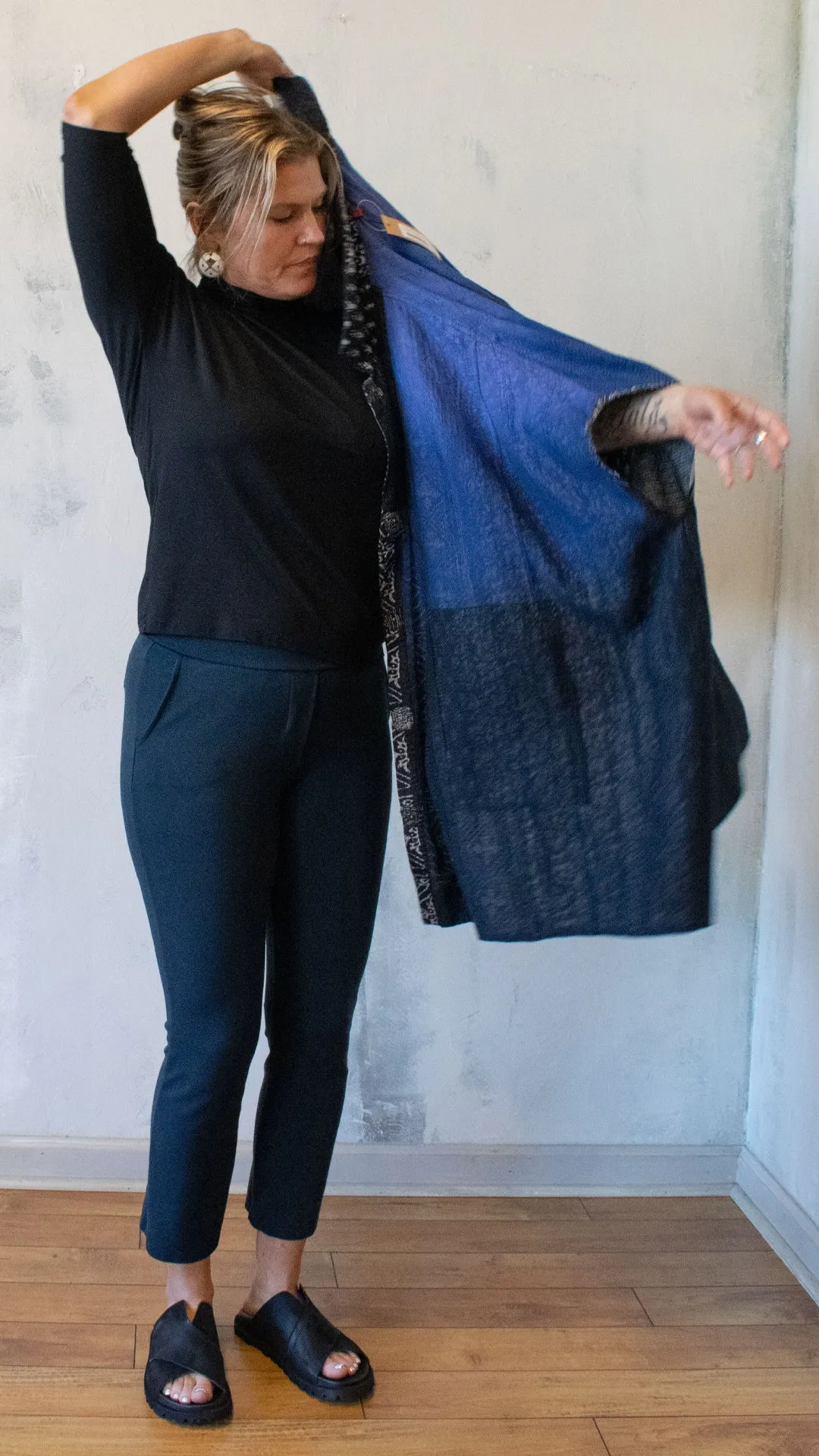 Ombre Poncho Top