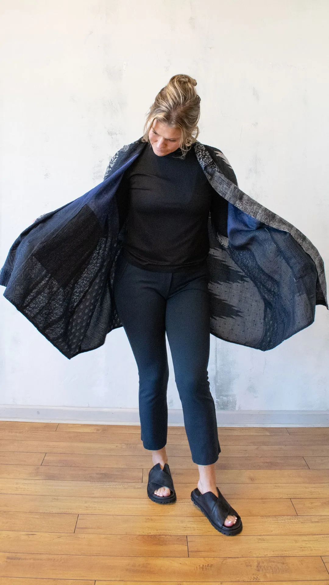 Ombre Poncho Top
