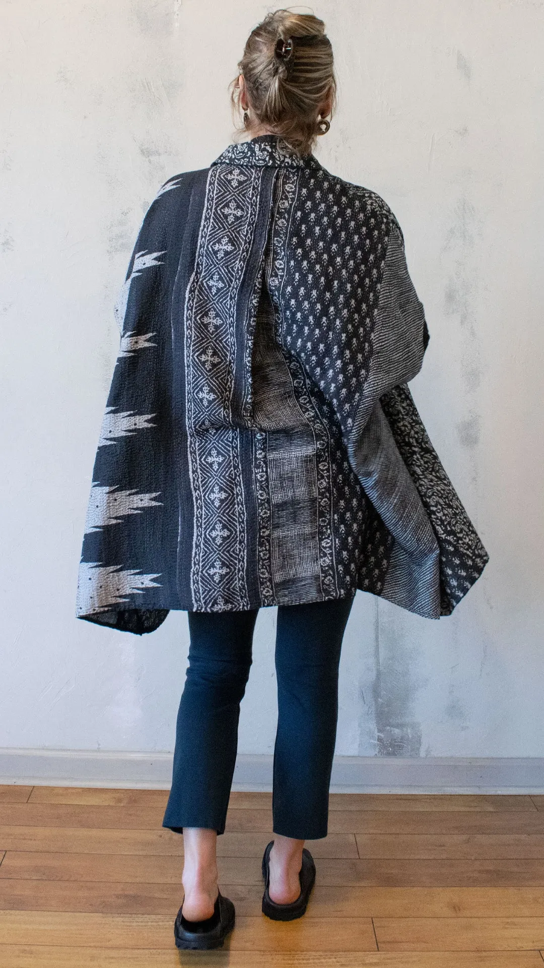 Ombre Poncho Top
