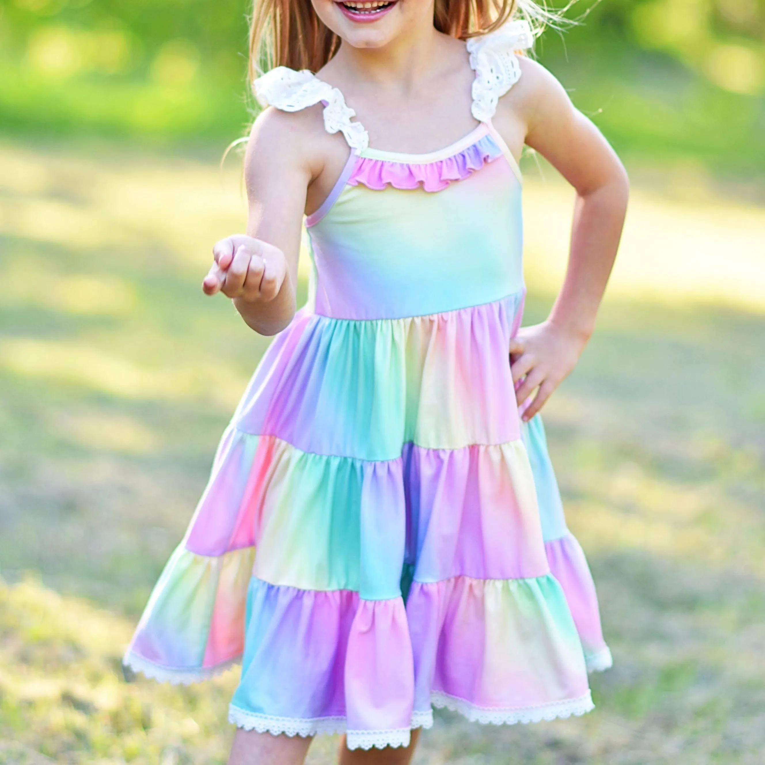 Ombre Rainbow Twirl