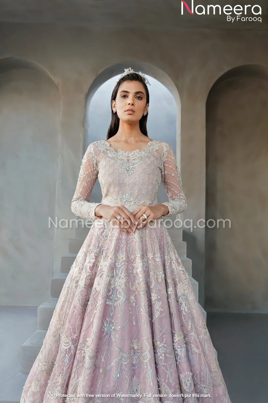 Online Maxi Dresses in Pakistan for Wedding Wear #PN104