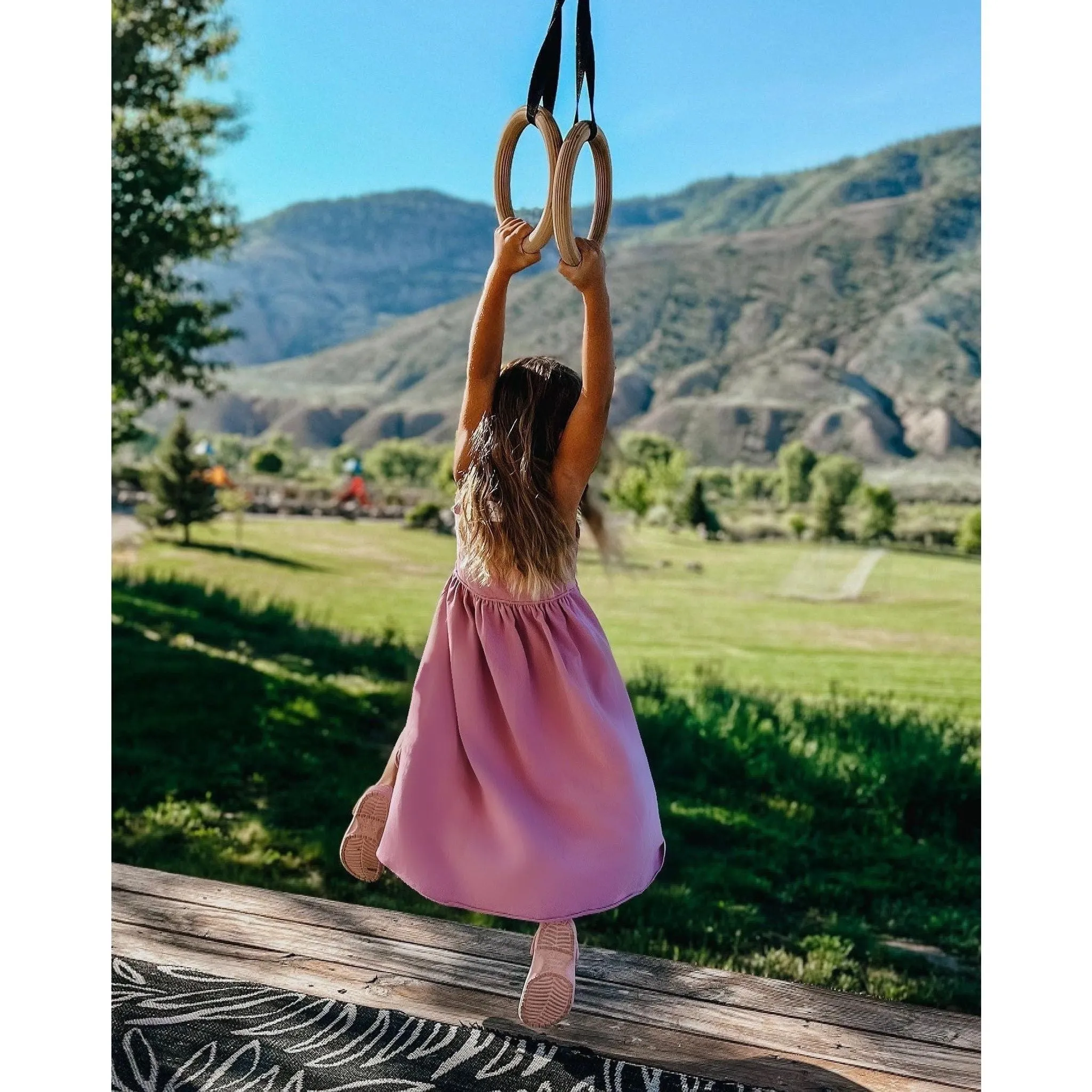 Organic Giselle Dress Purple