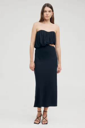 OVERFLOW 2.0 STRAPLESS DRESS | MIDNIGHT