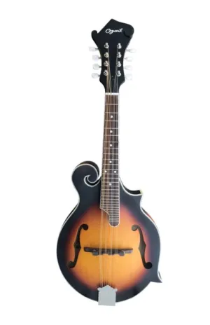 Ozark Solid Top Scroll F Model Mandolin   Gig Bag