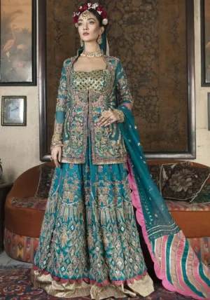 Pakistani Bridal Gown with Lehnga #Y6237