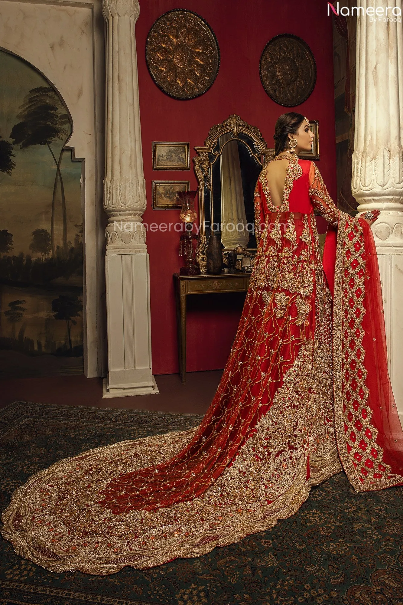 Pakistani Designer Attire Lehenga with Jacket #BN884
