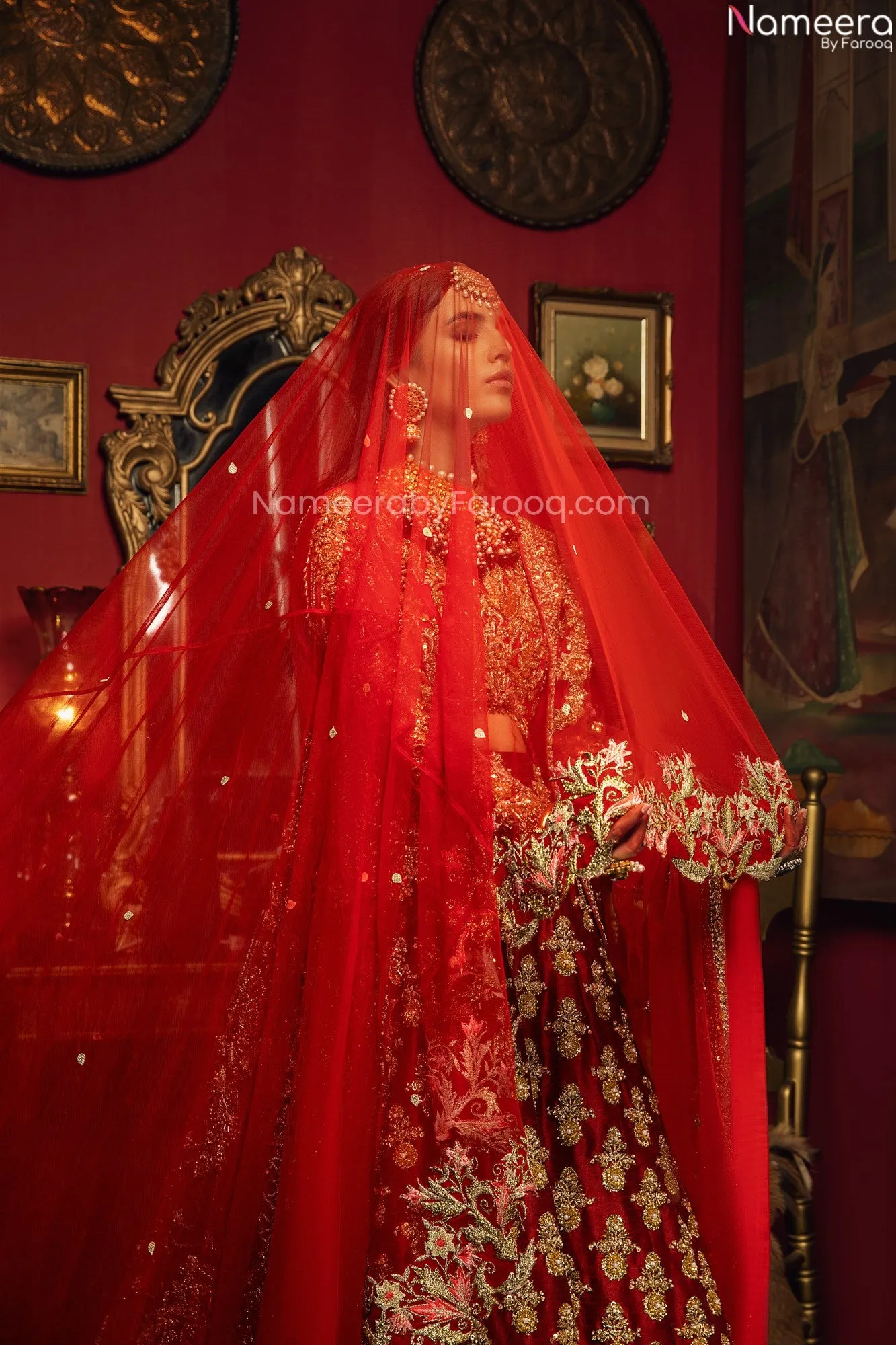 Pakistani Designer Attire Lehenga with Jacket #BN884
