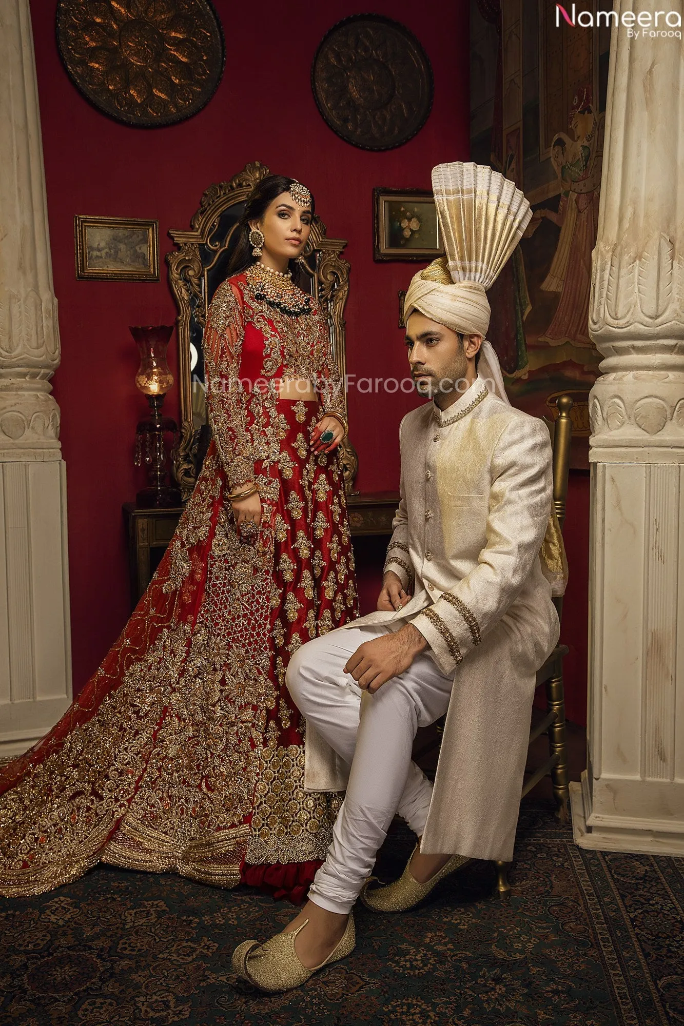 Pakistani Designer Attire Lehenga with Jacket #BN884