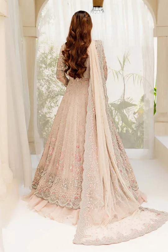 Pakistani Long Gown and Bridal Lehenga in Pastel Color
