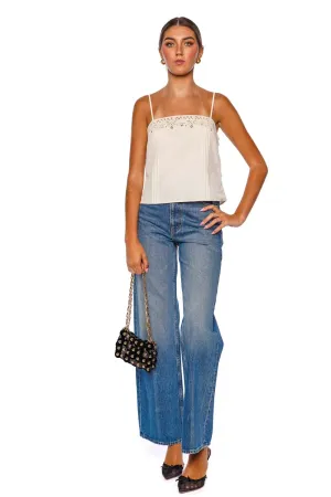 Palma Pearl Lace Camisole Top