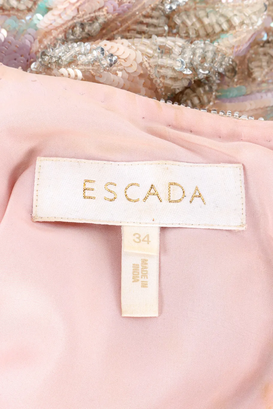 Pastel Fleur Beaded Gown