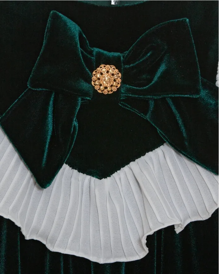 Patachou Kids Girl Party Emerald Dress
