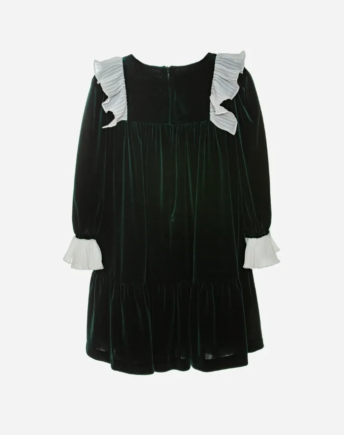 Patachou Kids Girl Party Emerald Dress