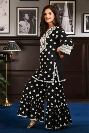 Pima Satin Jubilee Kurta With Jubilee Pyajama