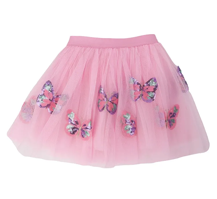 Pink Sequin Butterfly Tutu 1-2Y