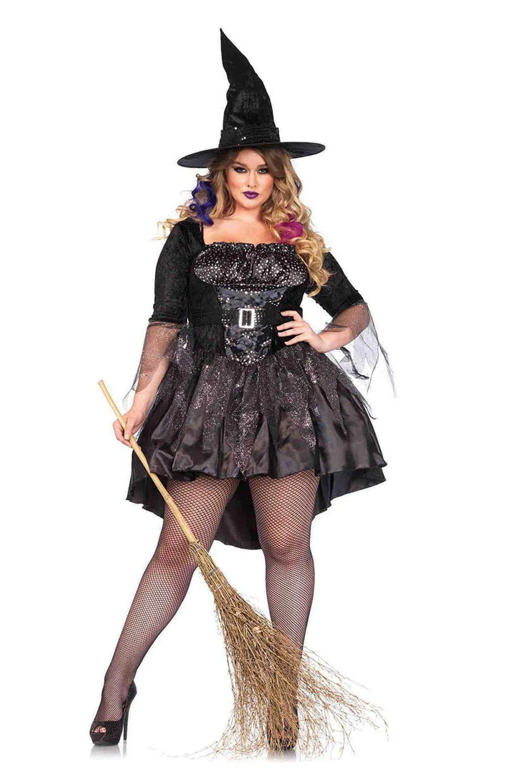 Plus Size Black Magic Mistress Costume
